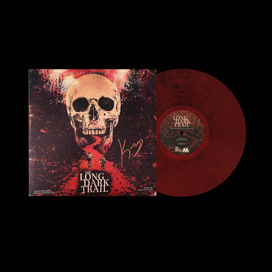 THE LONG DARK TRAIL (SOUNDTRACK - RED MARBLE VINYL) + SIGNED BY KEVIN IGNATIUS + HAND NUMBERED